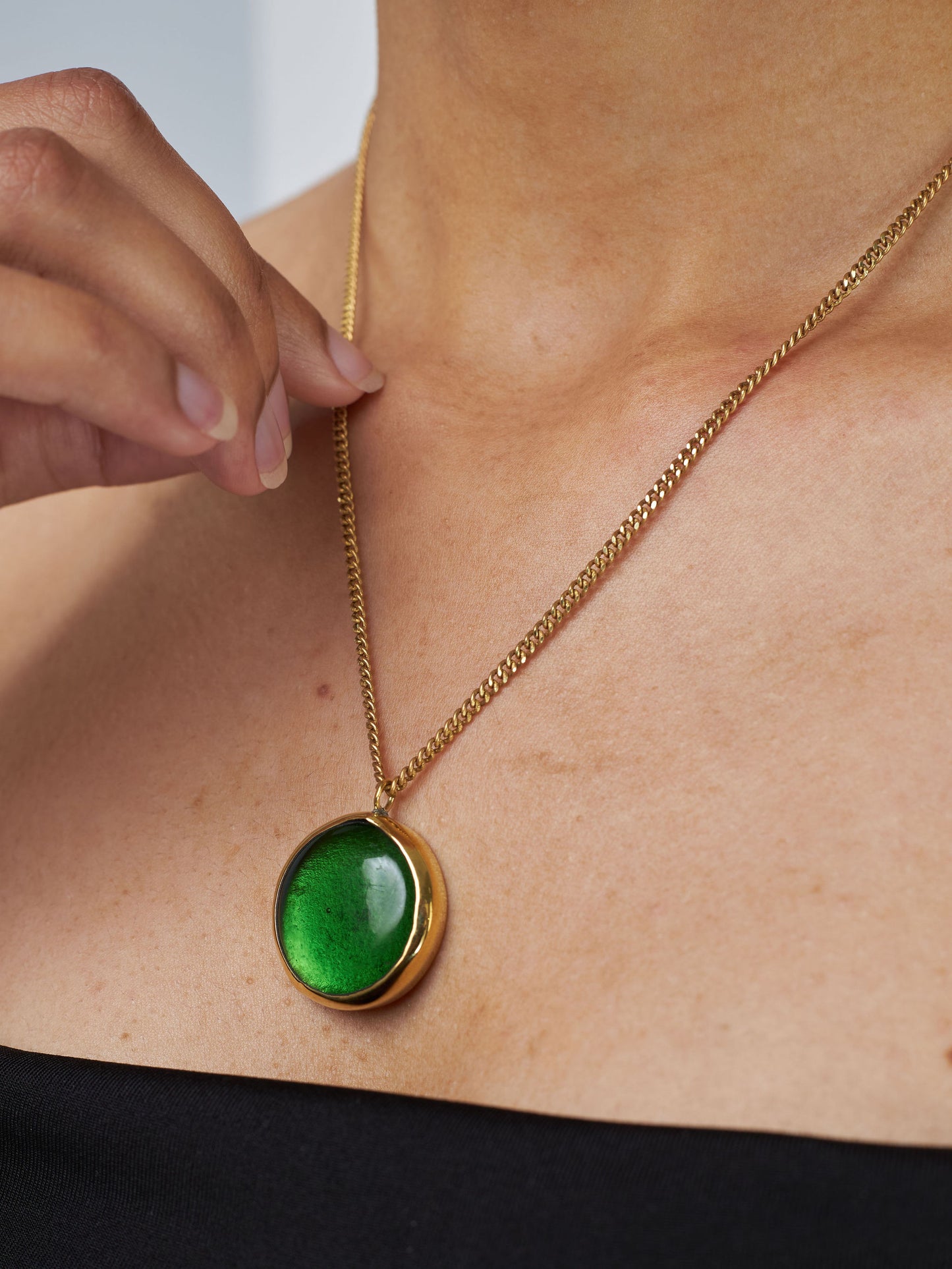 Kituo Pendant Necklace - Blue/Green